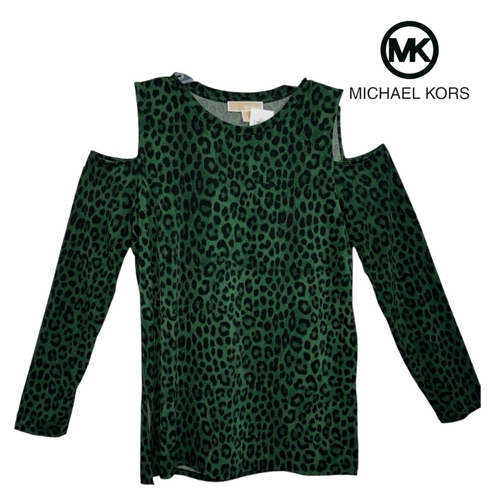 Michael Kors (NWT) Cold Shoulder Top Size XL - Picture 9 of 11